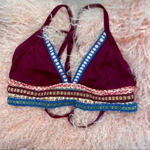 NWOT La Blanca Halter Bikini Top